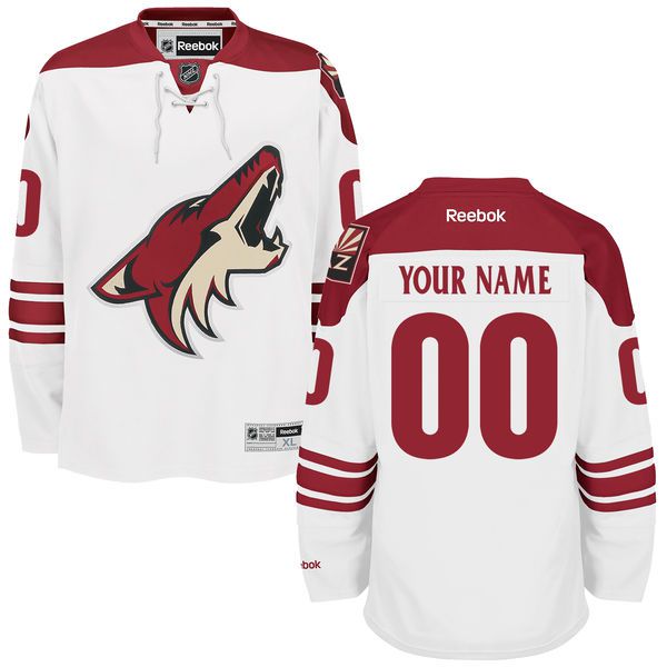 Reebok Arizona Coyotes NHL Men Premier NHL Jersey - White->arizona coyotes->NHL Jersey